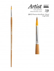 KCK PREMIUM ROUND LONG HANDLE BRUSH - BR 121R #09